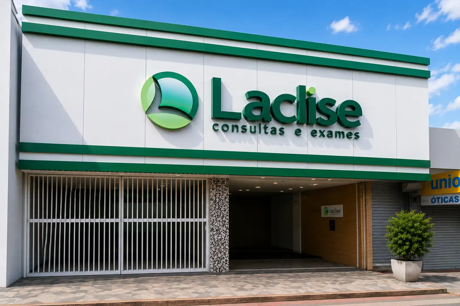 Fachada da Clínica Laclise